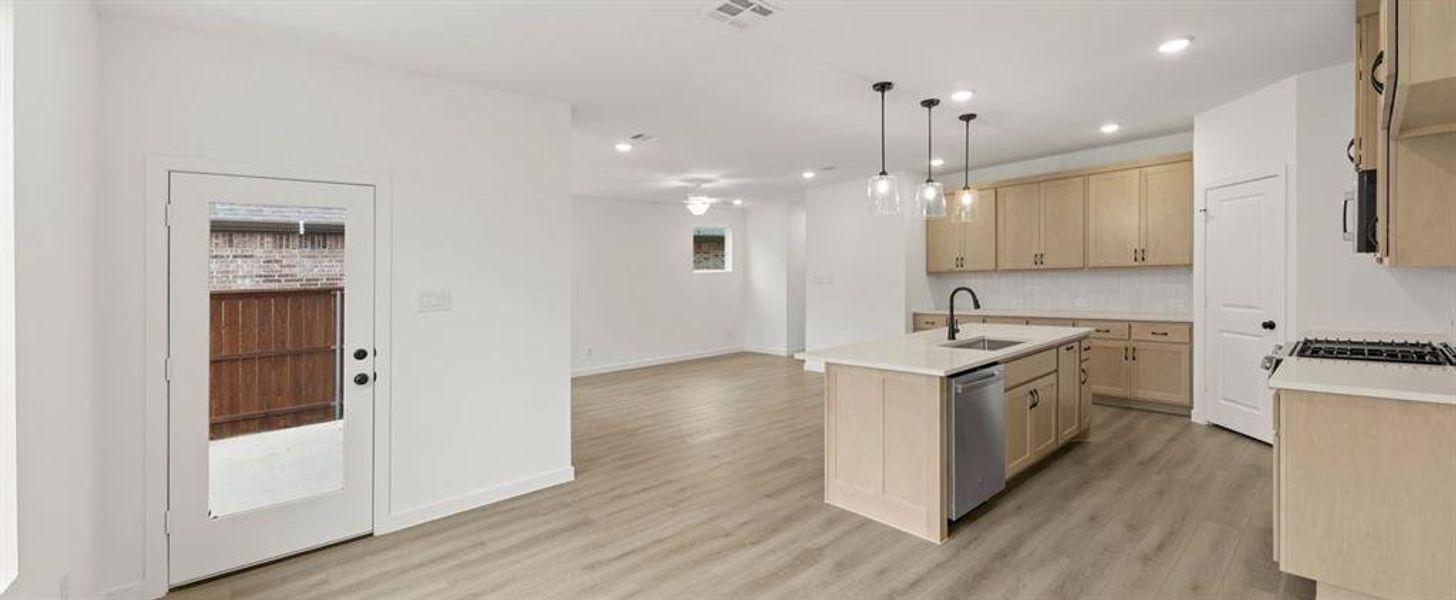 Open Kitchen-Living-Dining Room