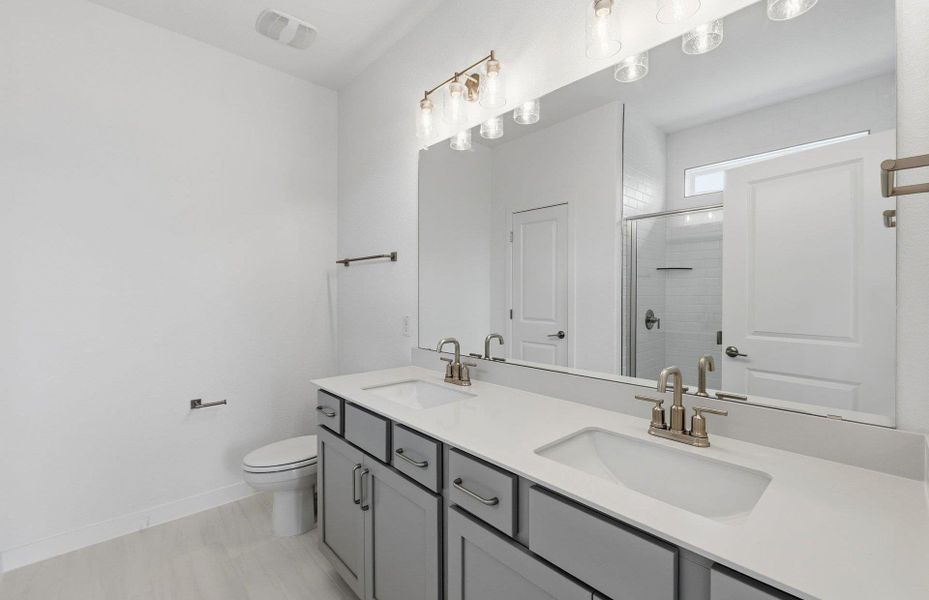 Furnished interior view inside a new home in Cameron Place, Austin (Image 7).
