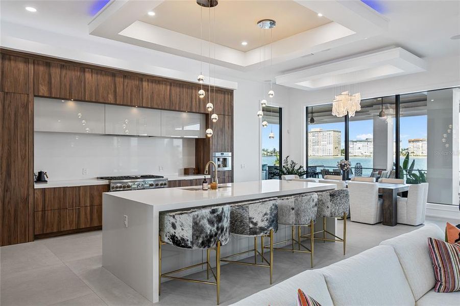 Furnished interior view inside a new home in , St. Petersburg (Image 9).