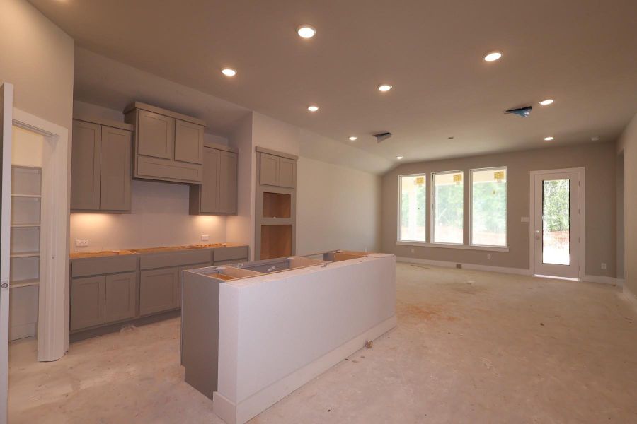 In-progress construction of a new home in Woodson’s Reserve, Spring, TX (Image 6).