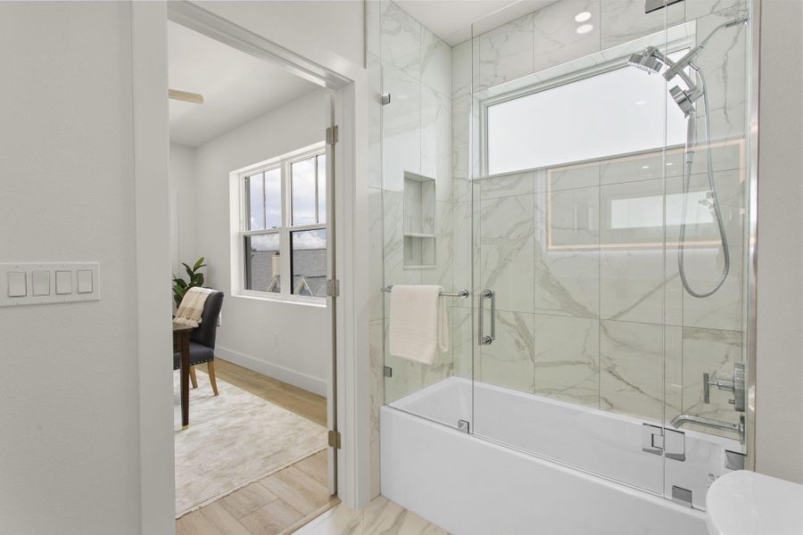 Furnished interior view inside a new home in , Tierra Verde (Image 10).