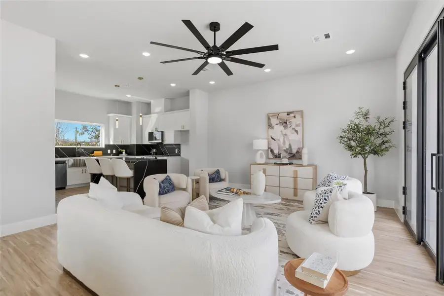 Furnished interior view inside a new home in , Houston (Image 17).