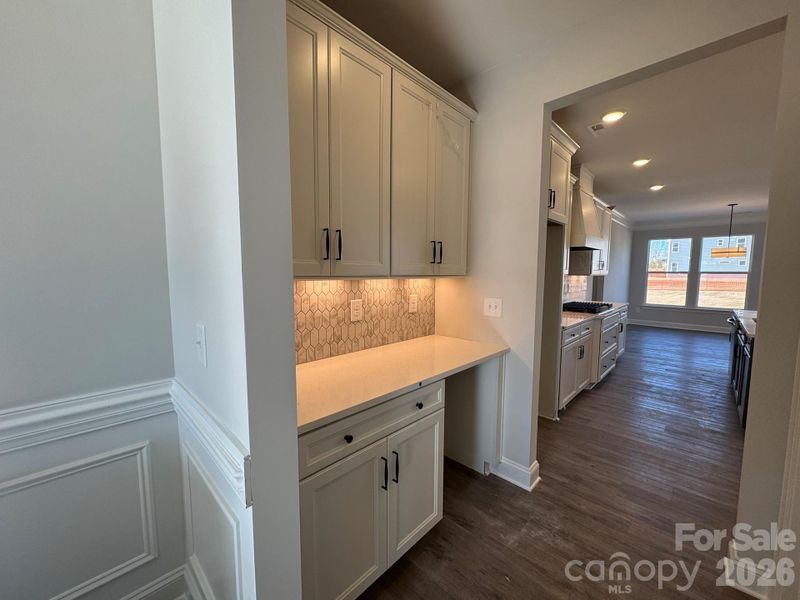 Butler pantry (wine fridge will be installed)