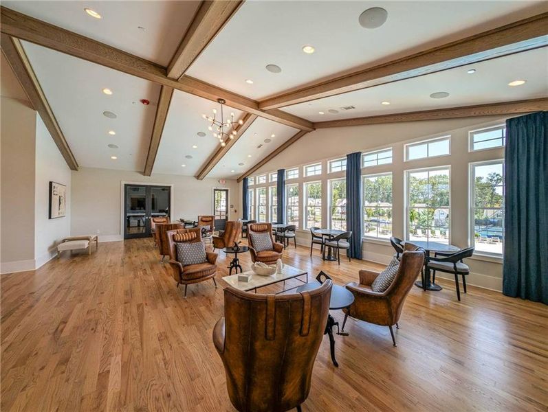 Furnished interior view inside a new home in , Canton (Image 8).