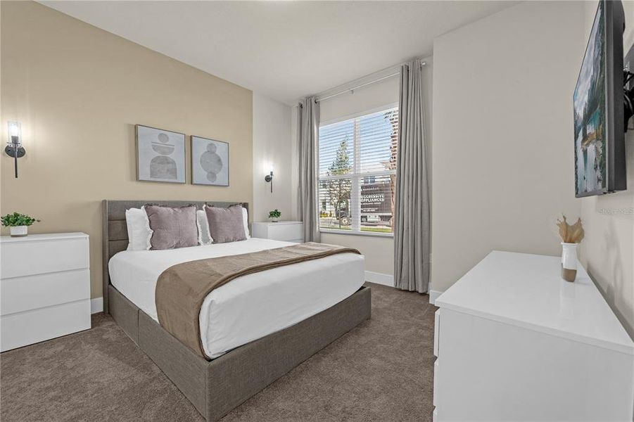 Furnished interior view inside a new home in , Clermont (Image 36).