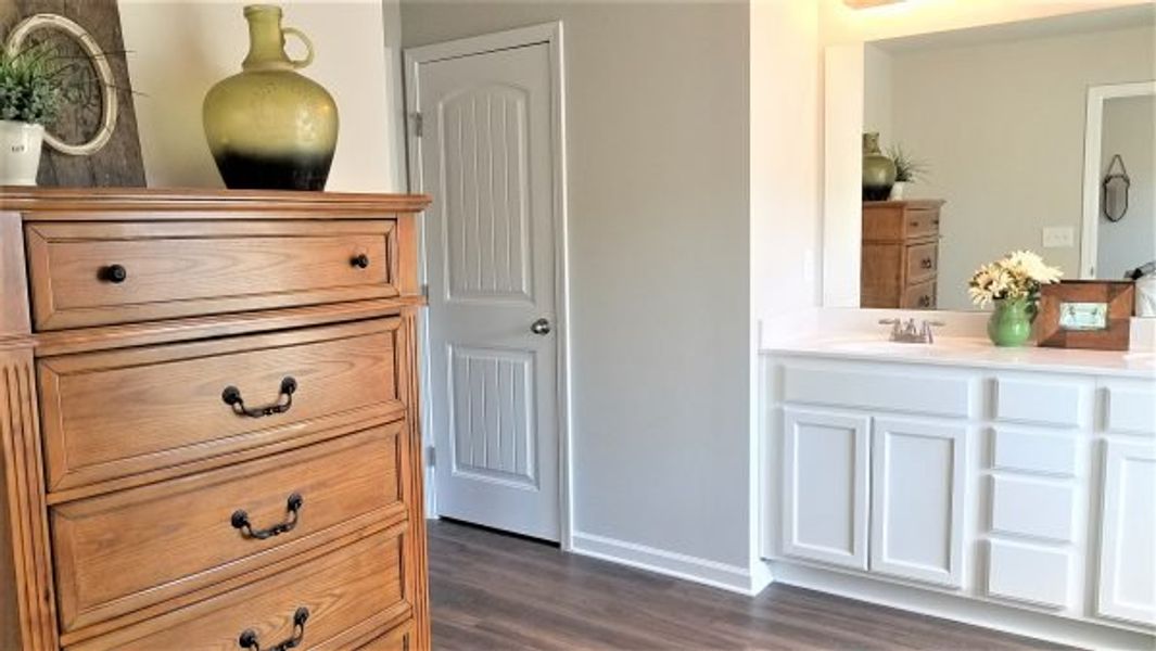 Representative furnished interior of a home built from the Emory by Piedmont Residential in Falls Creek, Flowery Branch (Image 11).