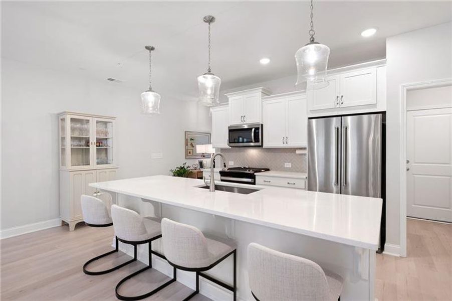 Furnished interior view inside a new home in , Smyrna (Image 15).