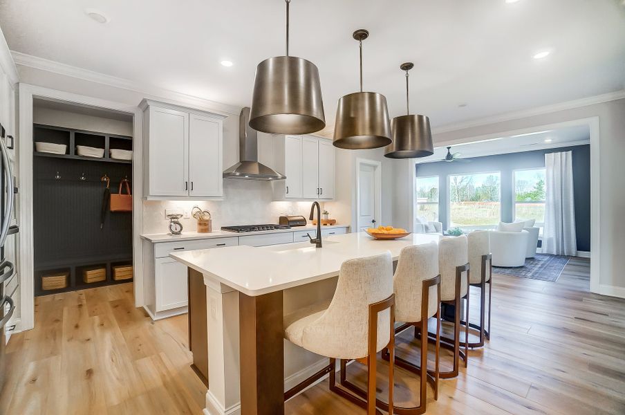 Representative furnished interior of a home built from the Lexington II by Caruso Homes in Rolling Meadows, Mooresville (Image 15).