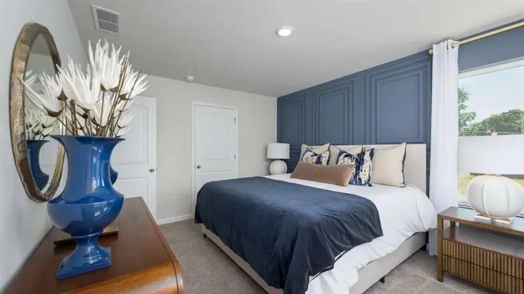 Furnished interior view inside a new home in Townes at Asbury, Hapeville (Image 24). Furnished interior view inside a new home in Townes at Asbury, Hapeville (Image 24).
