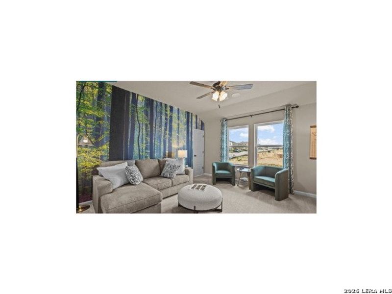 Furnished interior view inside a new home in Hunter's Ranch, San Antonio (Image 11).