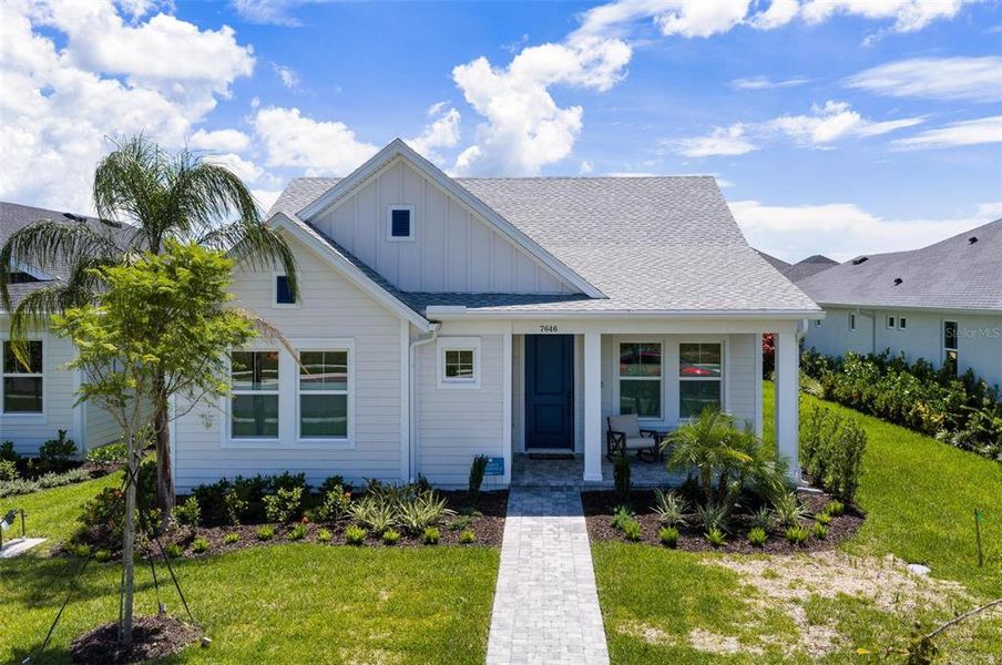 Front exterior of a new home in , Bradenton, FL, highlighting curb appeal (Image 23). Front exterior of a new home in , Bradenton, FL, highlighting curb appeal (Image 23).