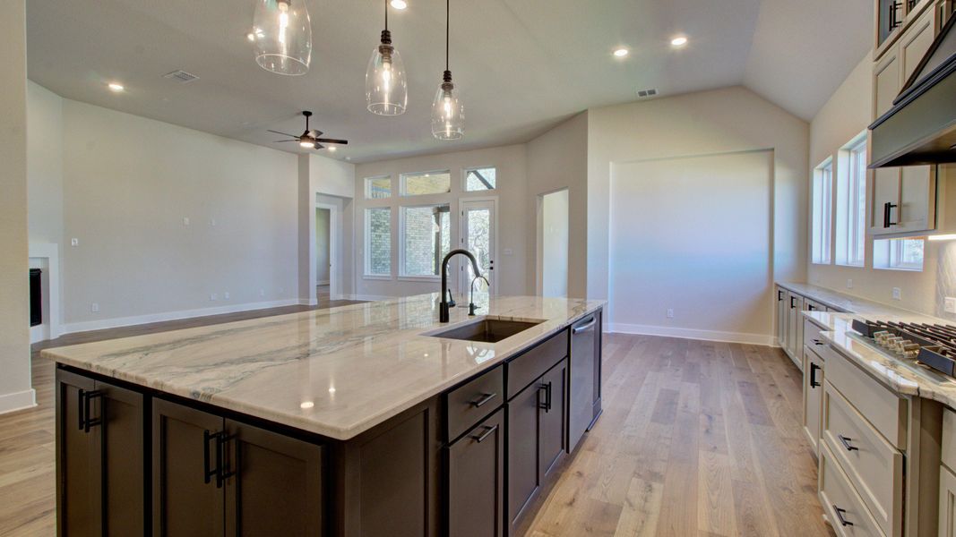 Furnished interior view inside a new home in Verandas at the Rim, San Antonio (Image 16). Furnished interior view inside a new home in Verandas at the Rim, San Antonio (Image 16).