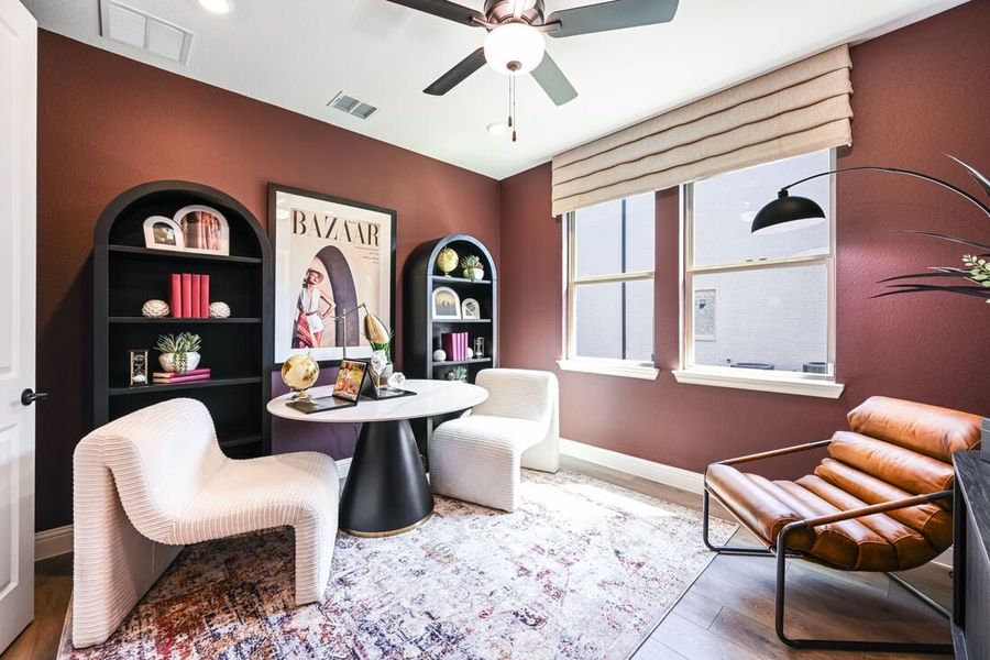 Furnished interior view inside a new home in South Oak, Lakewood Village (Image 13).