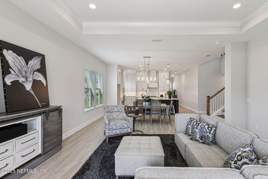 Furnished interior view inside a new home in Courtney Chase, St. Augustine (Image 15). Furnished interior view inside a new home in Courtney Chase, St. Augustine (Image 15).