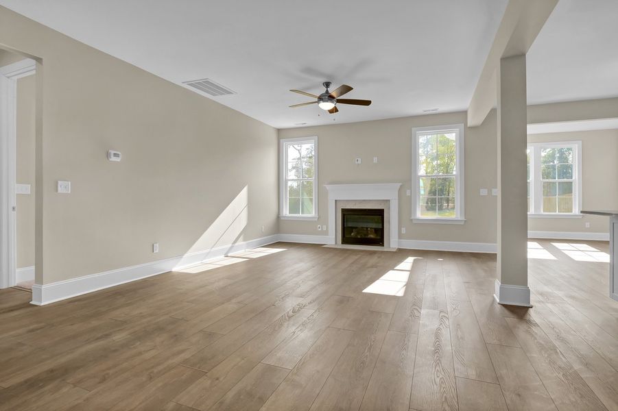 Spacious, unfurnished interior of a new home in Grand Park, Leland (Image 18).