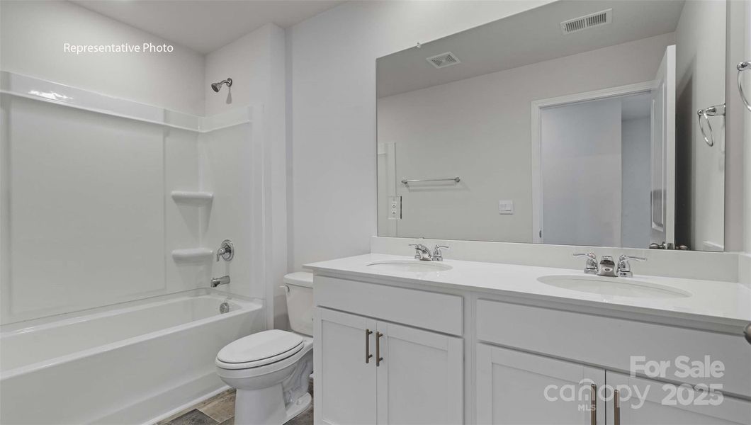 Furnished interior view inside a new home in Clark Creek Landing, Lincolnton (Image 4).