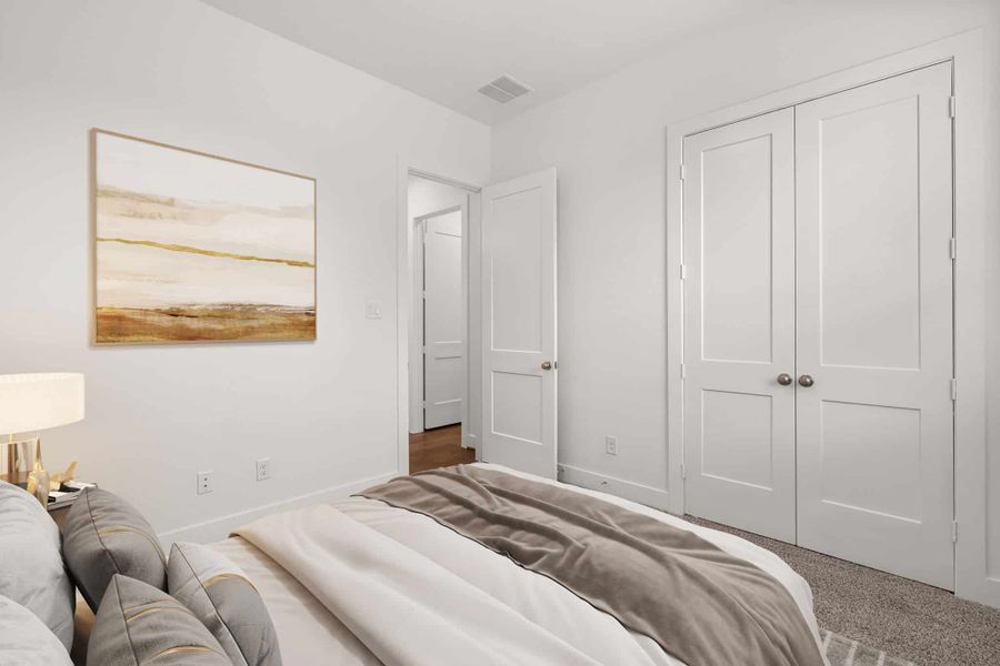 Representative furnished interior of a home built from the Marion by Chesmar Homes in Sunterra, Katy (Image 4).