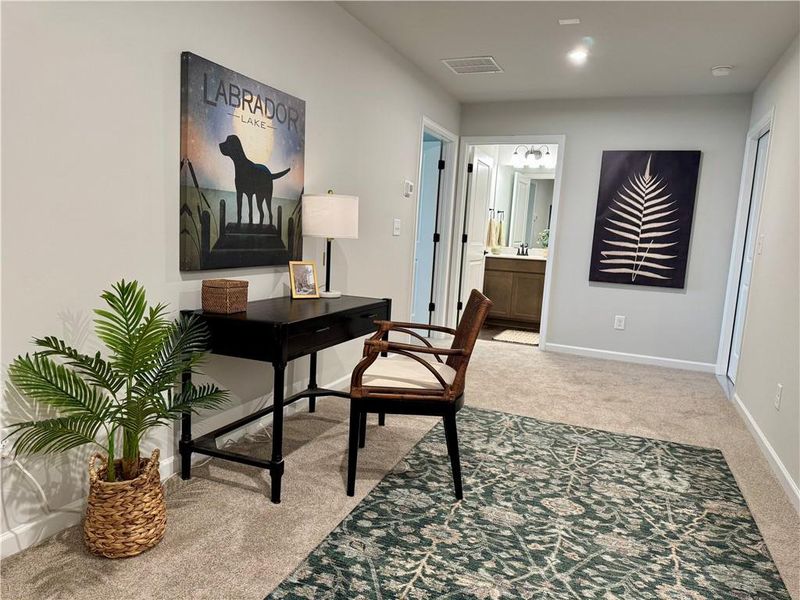 Furnished interior view inside a new home in Silver Leaf, Dawsonville (Image 16).