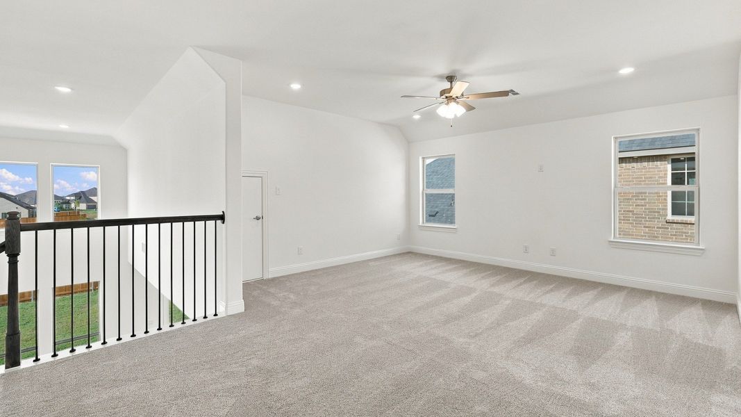 Furnished interior view inside a new home in Green Meadows Classic, Celina (Image 11).
