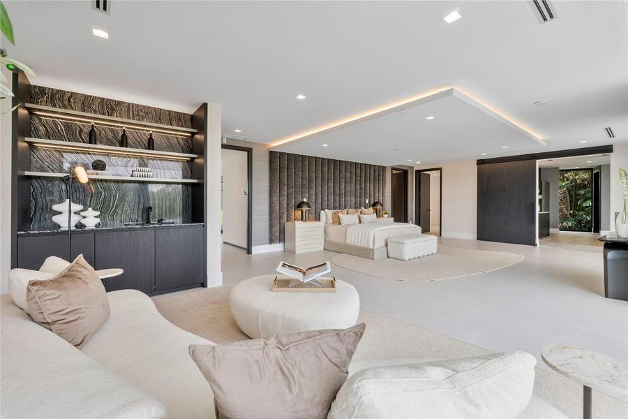 Furnished interior view inside a new home in , Boca Raton (Image 17).