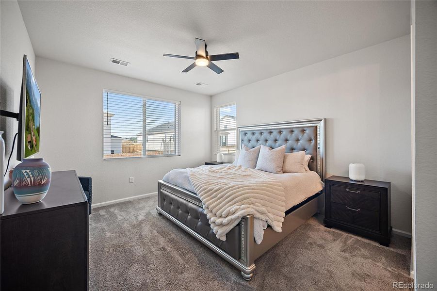 Furnished interior view inside a new home in Paint Brush Hills, Peyton (Image 20).