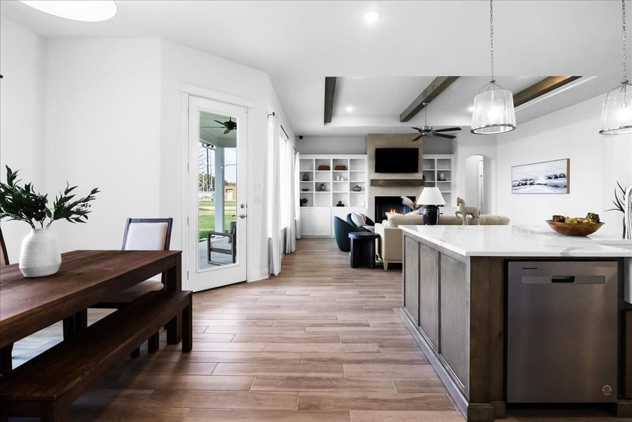 Representative furnished interior of a home built from the The Wellington II by Doug Parr Custom Homes in Monarch Manor, Poolville (Image 19).
