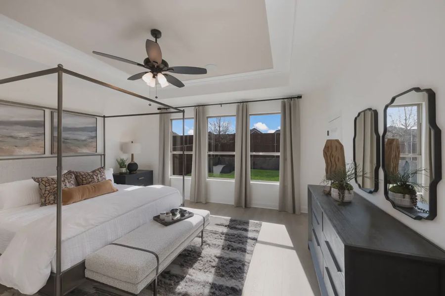 Representative furnished interior of a home built from the Princeton by Chesmar Homes in Las Lomas 60's, Forney (Image 7).