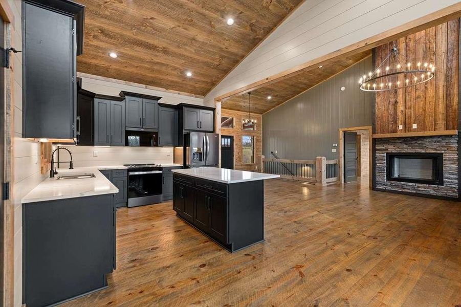 Furnished interior view inside a new home in , Blue Ridge (Image 5). Furnished interior view inside a new home in , Blue Ridge (Image 5).