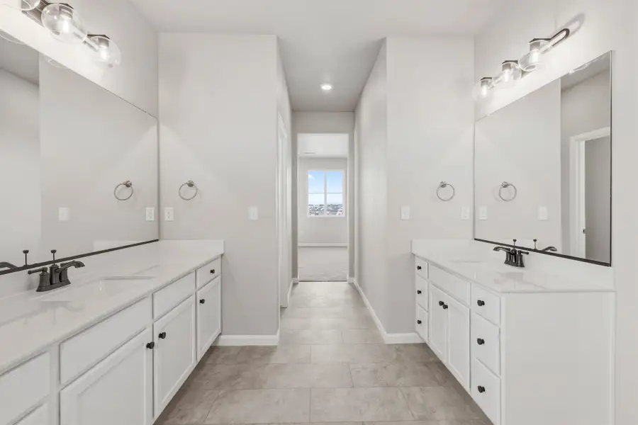 Furnished interior view inside a new home in The Aurora Highlands, Aurora (Image 8).