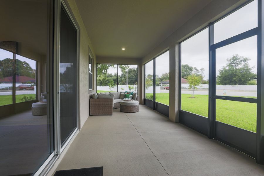 Representative exterior details of a home built from the Livorno by Maronda Homes in Coastal Communities, Edgewater (Image 26).