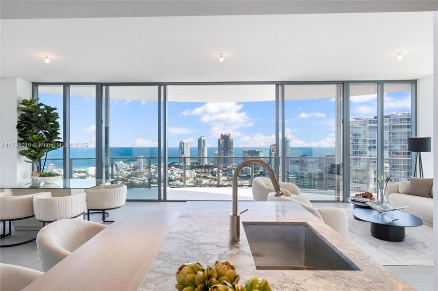 Furnished interior view inside a new home in Five Park, Miami (Image 27). Furnished interior view inside a new home in Five Park, Miami (Image 27).