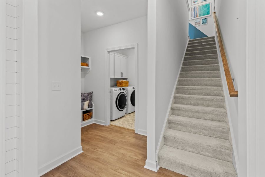 Representative furnished interior of a home built from the The Longboard by Chesapeake Homes in Coastal Club of the Carolinas, Calabash (Image 32).