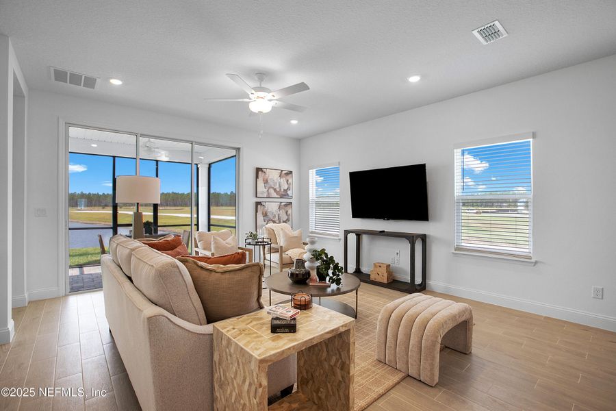 Furnished interior view inside a new home in Stillwater | Active Adult 55+: Stillwater (40s) - Royal Collection, St. Johns (Image 25). Furnished interior view inside a new home in Stillwater | Active Adult 55+: Stillwater (40s) - Royal Collection, St. Johns (Image 25).