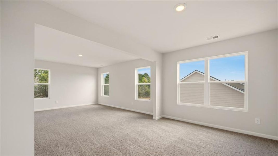 Spacious, unfurnished interior of a new home in Bridle Creek, Locust Grove (Image 19). Spacious, unfurnished interior of a new home in Bridle Creek, Locust Grove (Image 19).