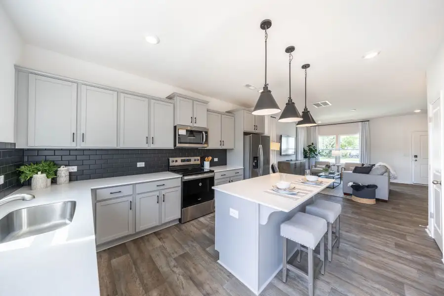 Furnished interior view inside a new home in Towns at Cliffwood (Condos), Concord (Image 3).
