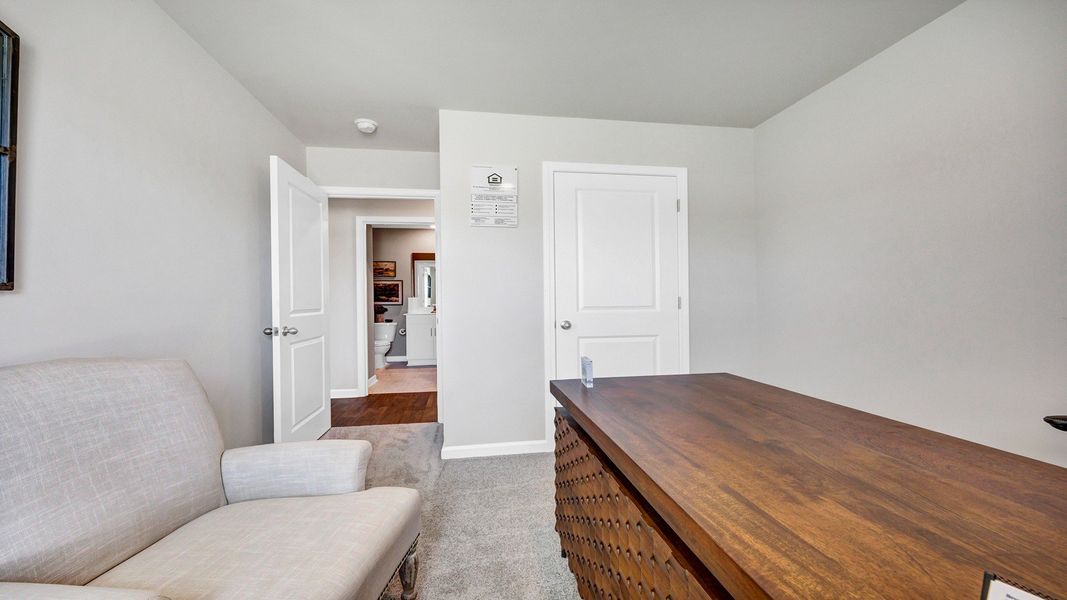 Furnished interior view inside a new home in The Park at Wilkinson, Orangeburg (Image 24).