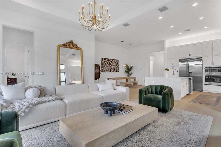 Furnished interior view inside a new home in , Boca Raton (Image 13). Furnished interior view inside a new home in , Boca Raton (Image 13).