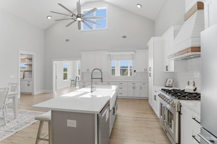 Furnished interior view inside a new home in , Senoia (Image 61).