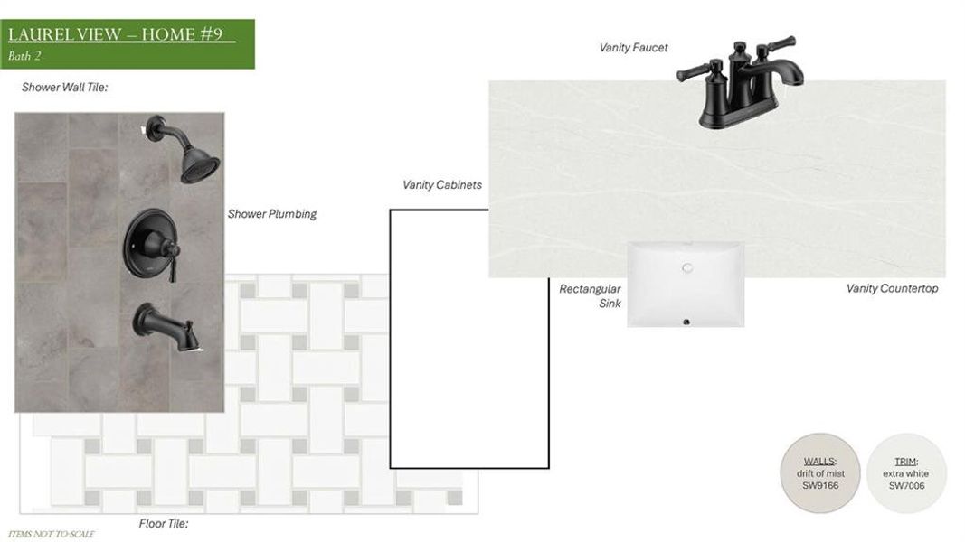 Sample of building materials used in homes in Laurel View, Suwanee (Image 26).