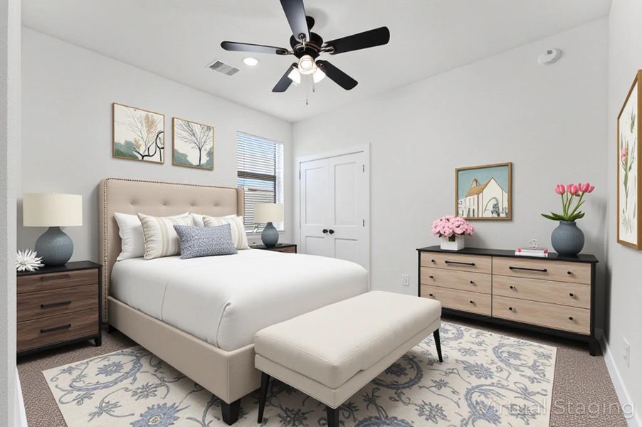 Furnished interior view inside a new home in , Katy (Image 12).