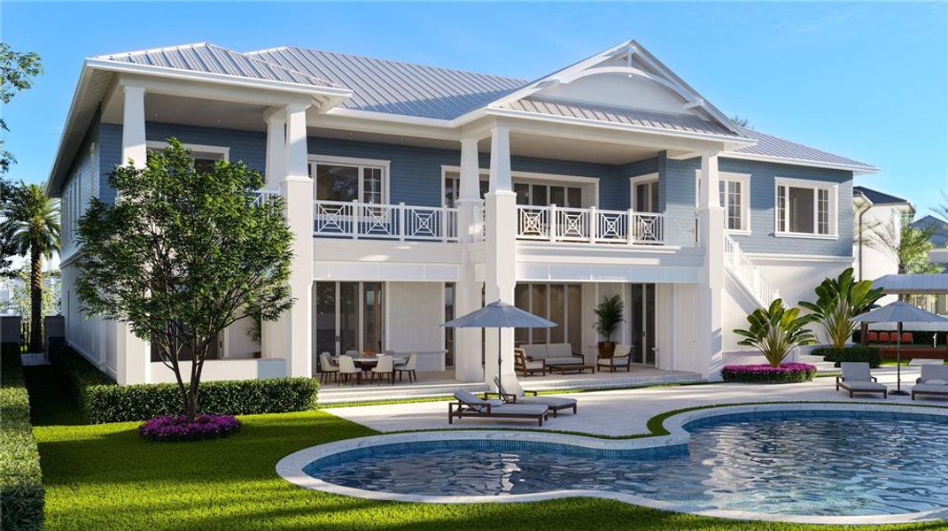 Both covered lanais feature outdoor kitchens, making entertaining a dream.