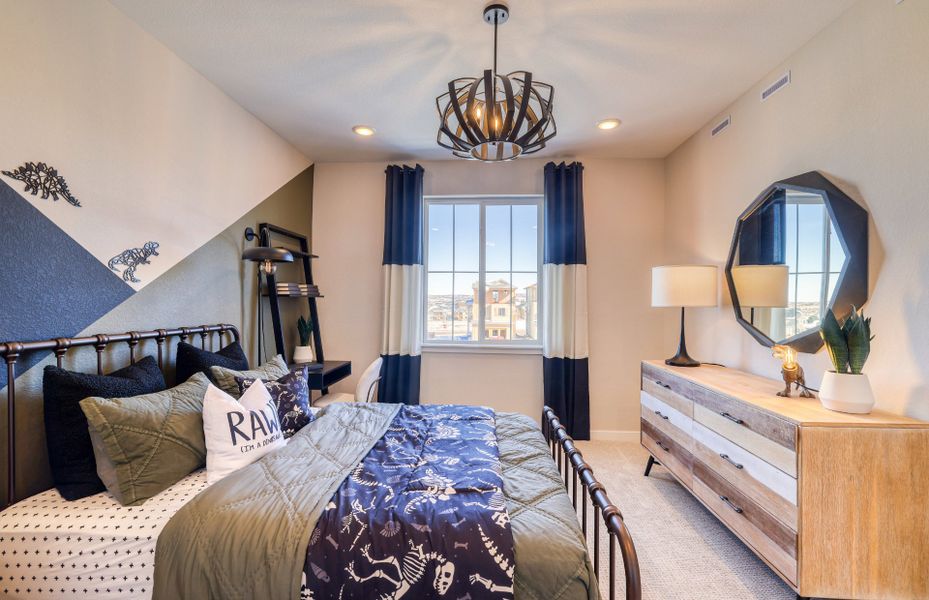 Furnished interior view inside a new home in Sterling Ranch, Littleton (Image 7).