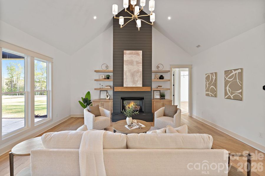 Furnished interior view inside a new home in , Clover (Image 13). Furnished interior view inside a new home in , Clover (Image 13).