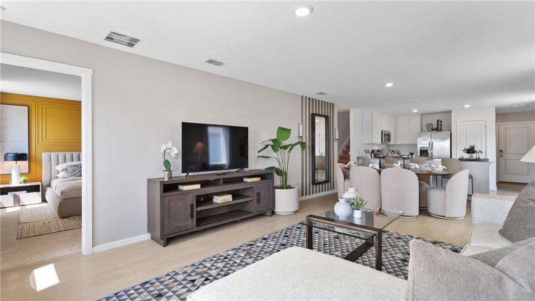 Furnished interior view inside a new home in , Kissimmee (Image 10).