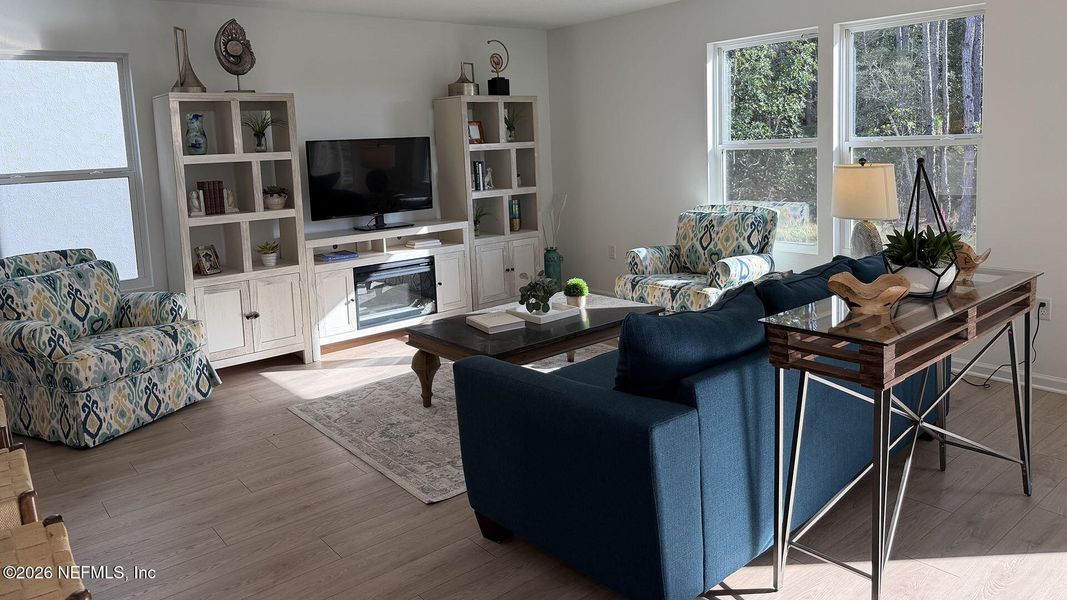 Furnished interior view inside a new home in Copes Landing, Jacksonville (Image 16).