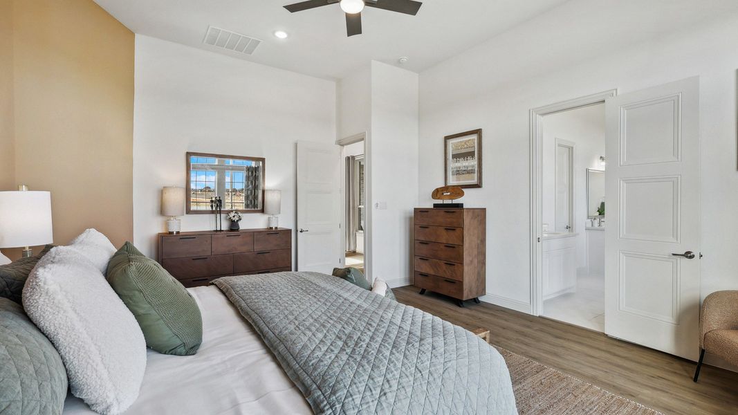 Furnished interior view inside a new home in Solterra Texas, Mesquite (Image 18).