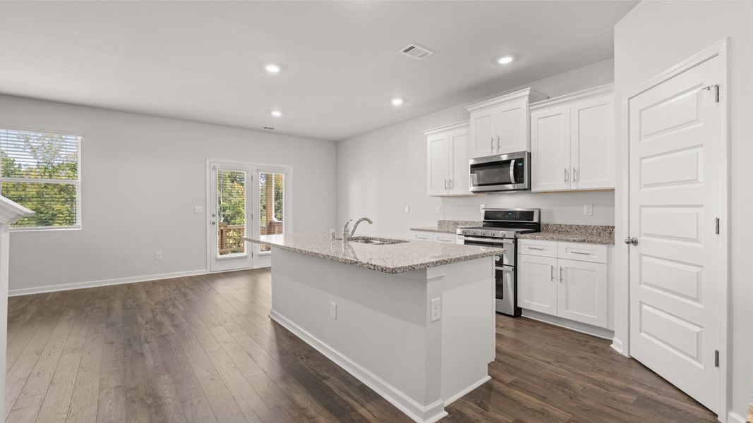 Furnished interior view inside a new home in Southwind Village, Evans (Image 6). Furnished interior view inside a new home in Southwind Village, Evans (Image 6).