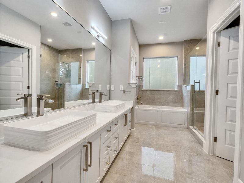Furnished interior view inside a new home in , Houston (Image 13).