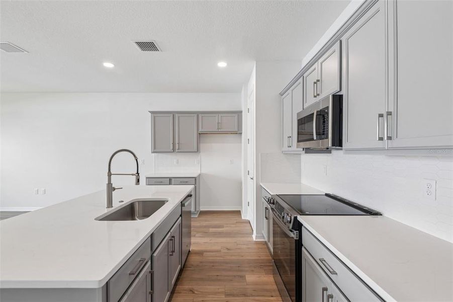 Furnished interior view inside a new home in , San Antonio (Image 7).