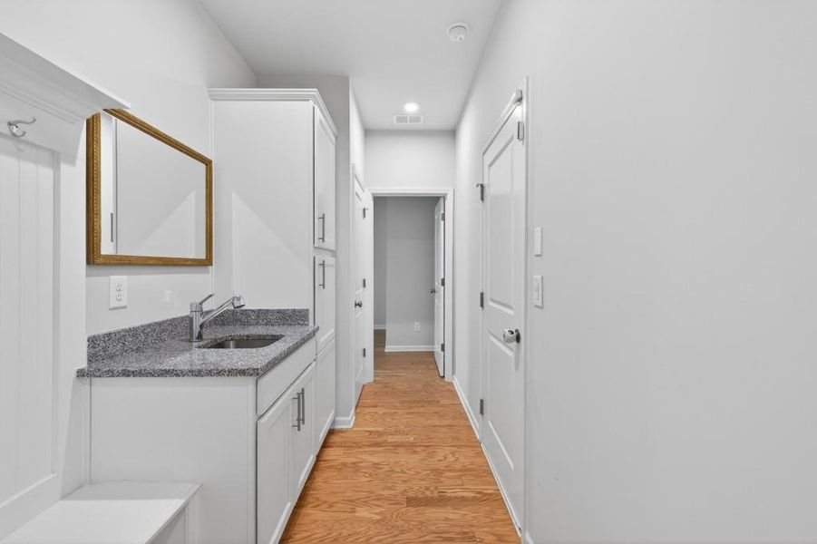 Furnished interior view inside a new home in Reunion, Flowery Branch (Image 10).